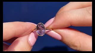 Edwardian 18ct Gold Amethyst Ring, 2.30ct  #X0979