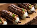 How to make Hedgehog Chocolate Eclair Mont Blanc Cake