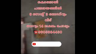 കൊണ്ടായി ഒറ്റപ്പാലം 6 സെന്റ് 3 ബെഡ്‌റൂം വീട് 14 ലക്ഷം 😱#lowbudget