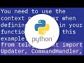 (python) Telegram bot- how to send messages periodically?
