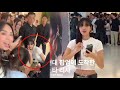 Lisa's interaction with fans at Rockstar Seoul Pop-up Store day 2