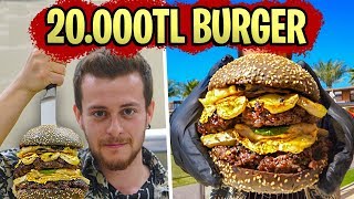 Dubai's Best 3 Hamburgers! 5.000 Dollar Burger! (#Alperin those)