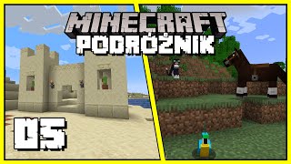 Minecraft Podróżnik #005 - nowi przyjaciele - koń, kot i papuga! | Minecraft 1.19.4 Survival