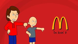 Coris and Classic Caillou Misbehave at McDonalds/Grounded (NEVER BEFORE SEEN)