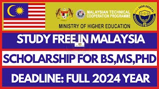 Study Free in Malaysia - Malaysian Govt. Scholarship for Bachelors, Masters, PhD 2025-2026 Apply Now