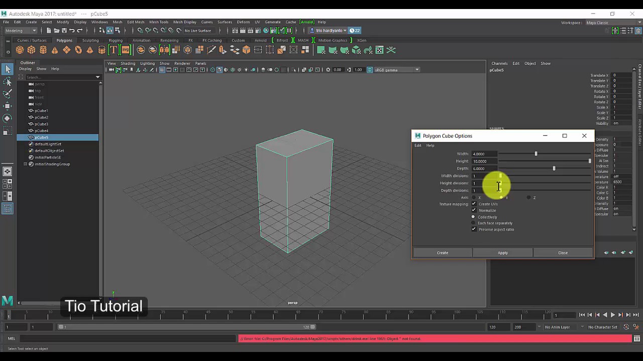 Pengenalan Dasar Autodesk Maya 2017 - YouTube