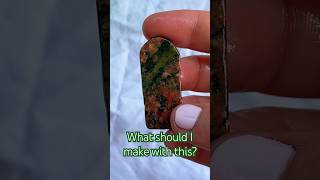 Unakite slab from my lapidary saw!