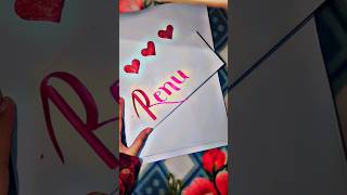 Renu| #draw #shortvideo #trending #name #viral #youtubeshorts #art #youtube #shorts #short