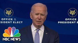 Biden Condemns Rioters At Capitol | NBC Nightly News