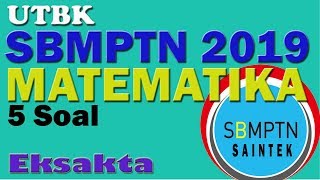 Pembahasan UTBK Saintek 2019 - Matematika 1