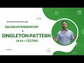 Singleton Pattern With Selenium WebDriver + Java + TestNG