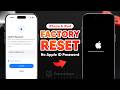 Factory Reset iPhone & iPad without Apple ID Password 2026 | 3 Easy Ways to Reset Any Device