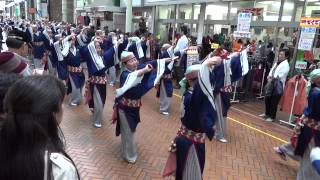 上總組／仲見世演舞場／第17回よさこい東海道（2013）・初日（前日祭）