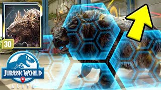 FIGHT vs NEWLY BUFFED ARCTOVASILAS (JURASSIC WORLD ALIVE)