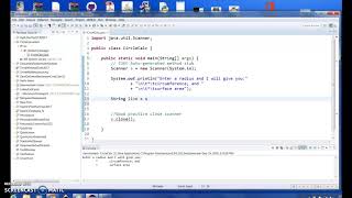 Java I Calculating Circumference