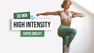 30 MIN KILLER HIIT Workout - No Equipment - No repeats, Full Body Cardio Home Workout