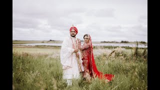 Anand Karaj | Lavaan | SIMRAT \u0026 KULDEEP | Outdoor Sikh Wedding | Edmonton CANADA