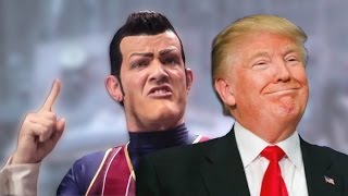 We Are Number One but it's bing-bonged by Donald Trump (featuring his political
