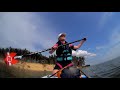 Каневское водохранилище. stand up paddling on the dnieper river.