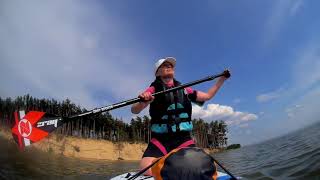 Каневское водохранилище. Stand Up Paddling on the Dnieper river.