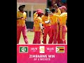 Zimbabwe Win by 4 Wickets|Zim vs Ire 3rd T20 Highlights#cricket#shorts#viral#cricketshorts#t20#trend