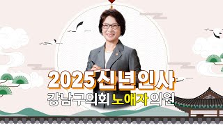 2025 강남구의회 노애자 의원 신년인사