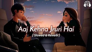 Aaj kehna zaroori hai ( Slowed & Reverb ) || aaj kehna jruri hai song lofi version