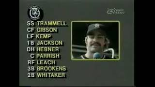 MLB 1981 10-03-81 NBC GOW Detroit Tigers at Milwaukee Brewers