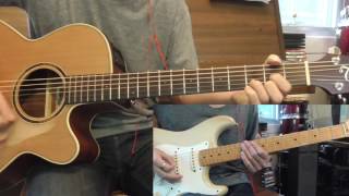 แล้วแต่ใจเธอ - NUM KALA - Chord (คอร์ด) \u0026 Solo - Guitar Cover By ริช