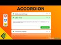 Build An Animated Accordion With HTML, CSS & JavaScript