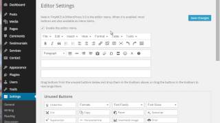 How to Install and Setup the TinyMCE Advanced WordPress Plugin