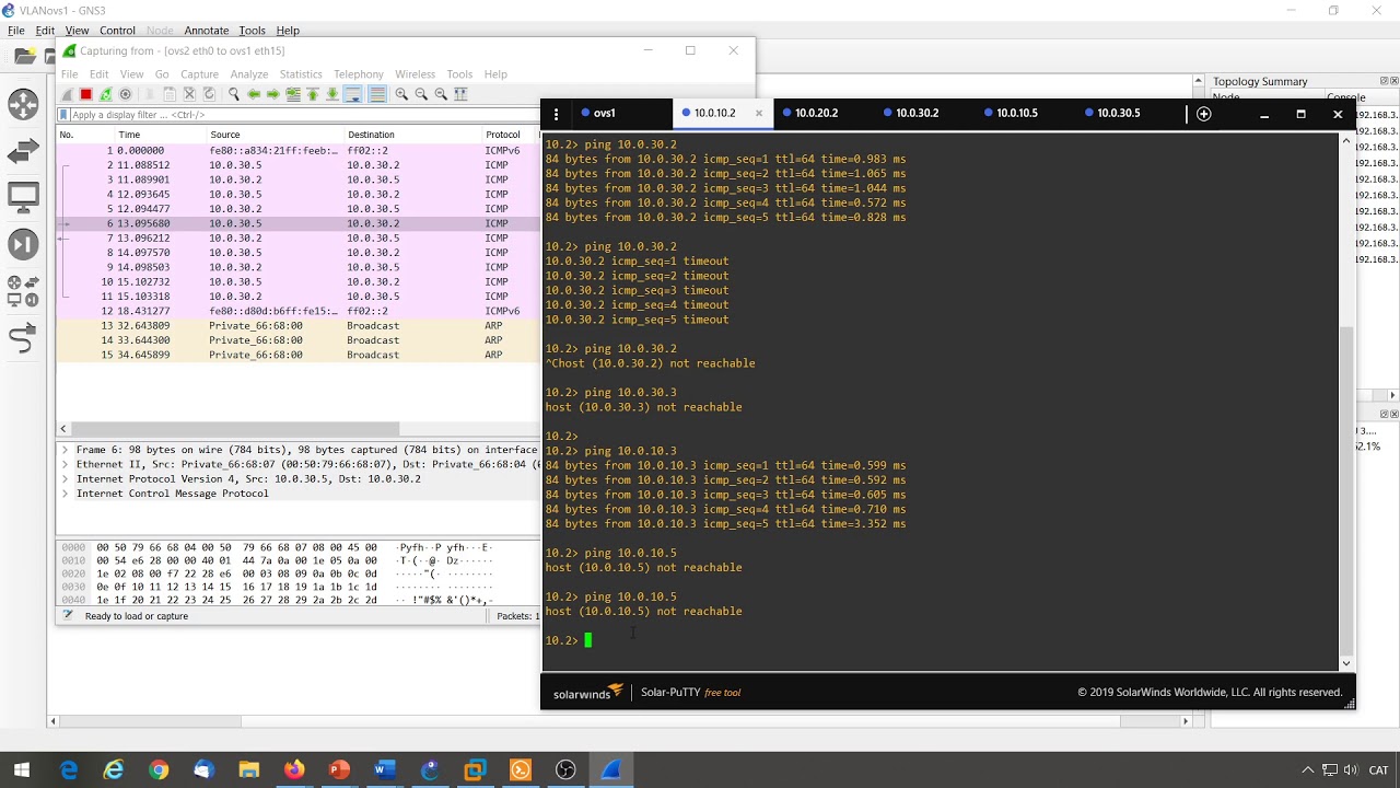 VLAN Open VSwitch Pràctica 1 - YouTube