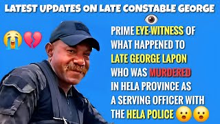 😮EYEWITNESS STORY OF WHAT HAPPENED TO LATE CONSTABLE GEORGE LAPON👮