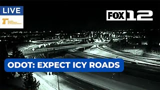 Roads being treated but still icy, ODOT says