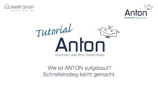 ANTON Tutorial: Überblick über ANTON für den Admin