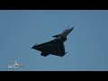 4k dassault rafale c from the french air force flying display at jesolo airshow 2022