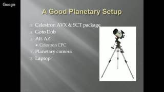 LIVE:  Planetary vs Deep Sky Imaging