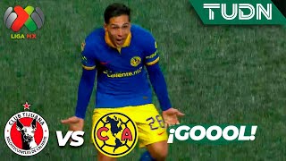 ¡GOOOOL DEL AMÉRICA! El gol del triunfo | Tijuana vs América | Liga Mx - CL2024 J1 | TUDN