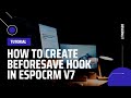 How to create beforeSave hook in EspoCRM v7