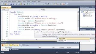 Visual Basic Tutorial 21 Formatting Strings