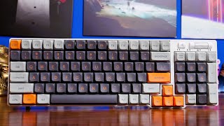 A fantastic budget keyboard made even better -  Royal Kludge RK96, gateron yellow and lava caps