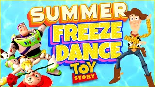 😎 Andy's Coming Freeze Dance 😎 Summer Toy Story Brain Break 😎 Just Dance 😎 GoNoo