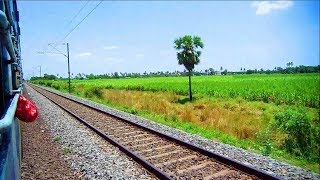 Timelapse - Eluru to Vijayawada - Train Journey Visuals