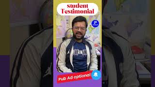 🎓 Divij Mehra’s Review of Pub Ad Coaching by Ashutosh Sir at ProdEgyIAS Is It Worth It? #shorts