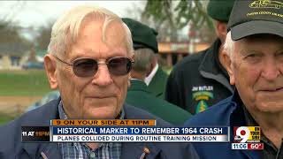 Plaque honors victims of 1964 military plane collision over Wilmington, Ohio