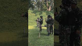 Latihan Menembak Senjata Pistol G2 Combat (Latbakjatri) Yonkav 4/Kijang Cakti.