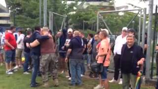 primo allenamento del Piacenza Calcio