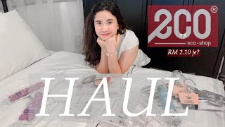 Eco Shop Haul 2020 ! Must have items! Review barang barang dari eco shop.