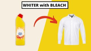 How to make clothes WHITER with BLEACH