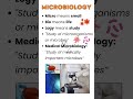 Microbiology, a brief intro 🧫🧬 #medzukhruf #microbiology #medicalstudies #microbe #microorganisms